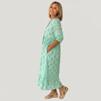 Miss | Jurk Dames Casual Relaxed - 100% viscose - Miss Madera