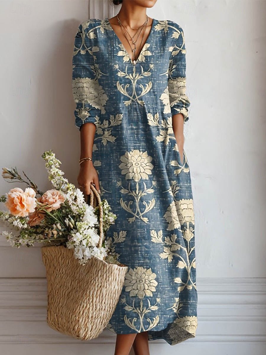 Miss | Jurk Dames Casual Relaxed Fit - Viscose - Miss Madera MIS-Y2ZYRR