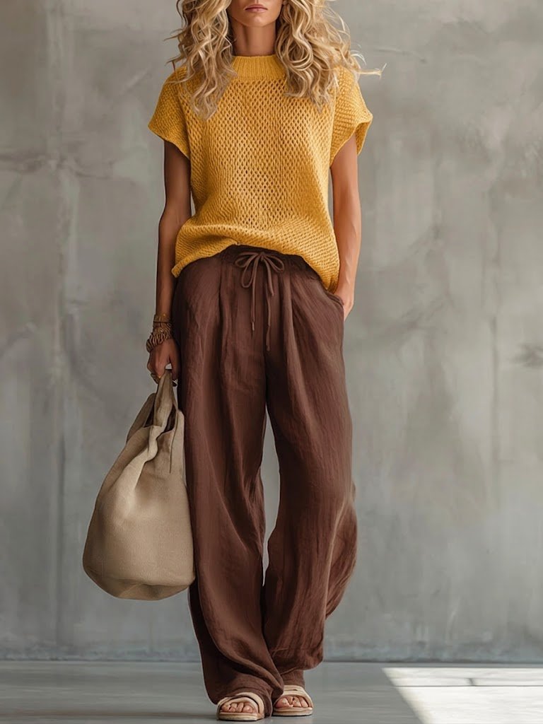 Miss | Jurk Dames Casual Relaxed Tweedelig - Katoen - Miss Madera MIS-4A9URI