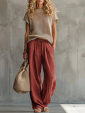 Miss | Jurk Dames Casual Relaxed Tweedelig - Katoen - Miss Madera MIS-5WEJRZ