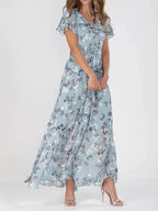 Miss | Jurk Dames Elegant Floweend - Viscose - Miss Madera MIS-2P6NWO