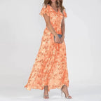 Miss | Jurk Dames Elegant Floweend - Viscose - Miss Madera MIS-QRAP5F