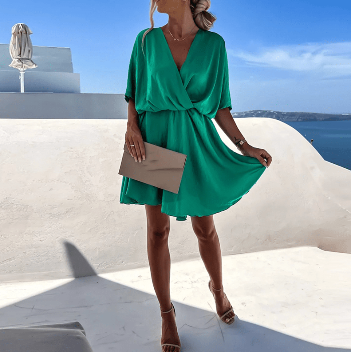 Miss | Jurk Dames Elegant - Viscose - Miss Madera MIS-PYCP4N