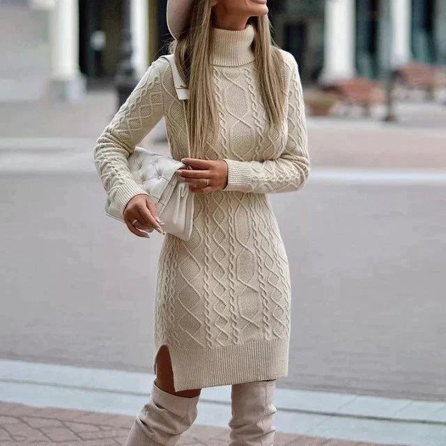 Miss | Jurk Dames Gebreid Klassiek Veelzijdig - Acryl - Miss Madera MIS-MHIDW1