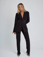 Miss | Jurk Dames Getailleerd Riem Tijdloos - Miss Madera MIS-8KEH7A