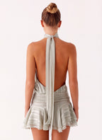 Miss | Jurk Dames Halter Mini Zomer - Polyester - Miss Madera MIS-RPSFBU
