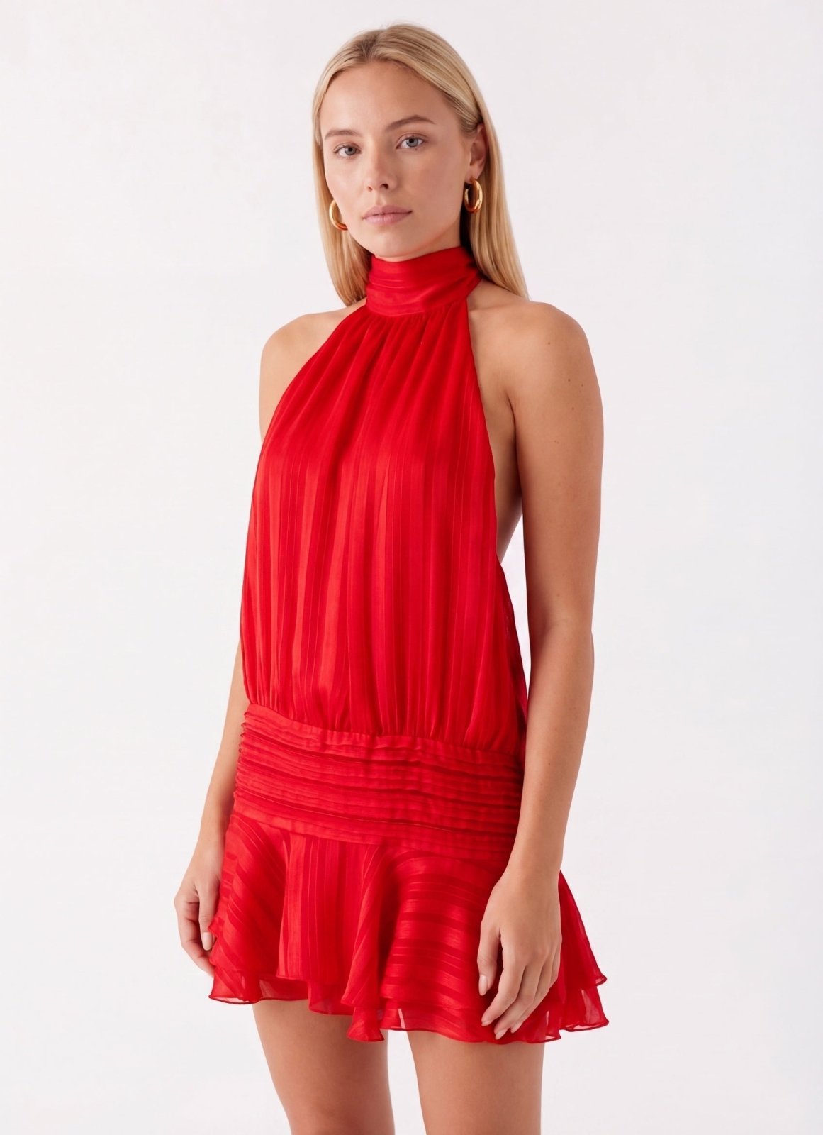 Miss | Jurk Dames Halter Mini Zomer - Polyester - Miss Madera MIS-K4Q8CL
