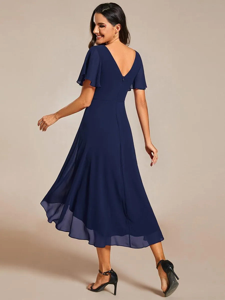 Miss | Jurk Dames High-low - Chiffon - Miss Madera MIS-8516AC