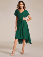 Miss | Jurk Dames High-low - Chiffon - Miss Madera MIS-A542FD