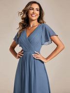 Miss | Jurk Dames High-low - Chiffon - Miss Madera MIS-B6BF4D