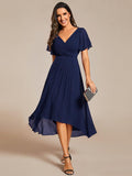 Miss | Jurk Dames High-low - Chiffon - Miss Madera MIS-8516AC