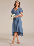Miss | Jurk Dames High-low - Chiffon - Miss Madera MIS-B6BF4D