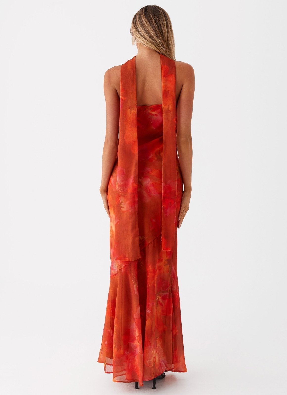Miss | Jurk Dames Maxi Bloemenprint - Viscose - Miss Madera MIS-A824DF