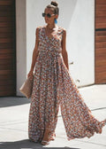 Miss | Jurk Dames Maxi Bloemenprint - Viscose - Miss Madera MIS-D23E31