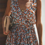 Miss | Jurk Dames Maxi Bloemenprint - Viscose - Miss Madera MIS-D23E31