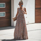 Miss | Jurk Dames Maxi Bloemenprint - Viscose - Miss Madera MIS-D23E31