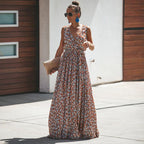 Miss | Jurk Dames Maxi Bloemenprint - Viscose - Miss Madera