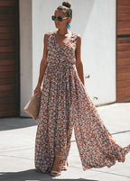 Miss | Jurk Dames Maxi Bloemenprint - Viscose - Miss Madera