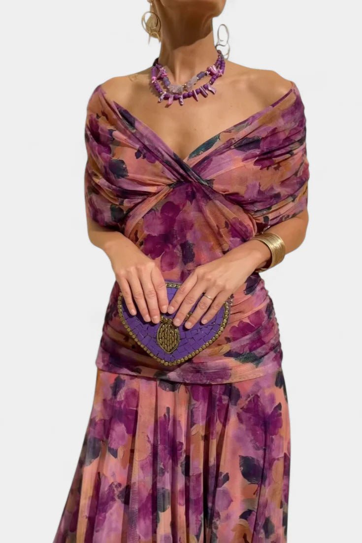 Miss | Jurk Dames Maxi Casual - Chiffon - Miss Madera MIS-9C4886
