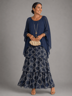 Miss | Jurk Dames Maxi Casual Gelaagd - Viscose - Miss Madera MIS-8M1513