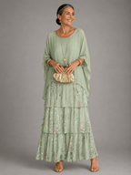 Miss | Jurk Dames Maxi Casual Gelaagd - Viscose - Miss Madera MIS-64YY3L