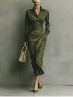 Miss | Jurk Dames Maxi Casual - Katoenmix - Miss Madera MIS-982739