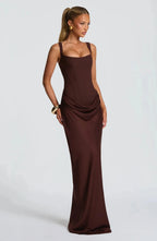 Miss | Jurk Dames Maxi Casual - Polyester - Miss Madera MIS-D8523E