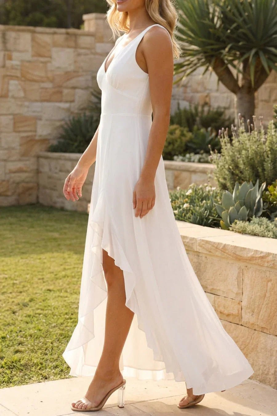 Miss | Jurk Dames Maxi Casual - Viscose Katoen - Miss Madera MIS-4B036E