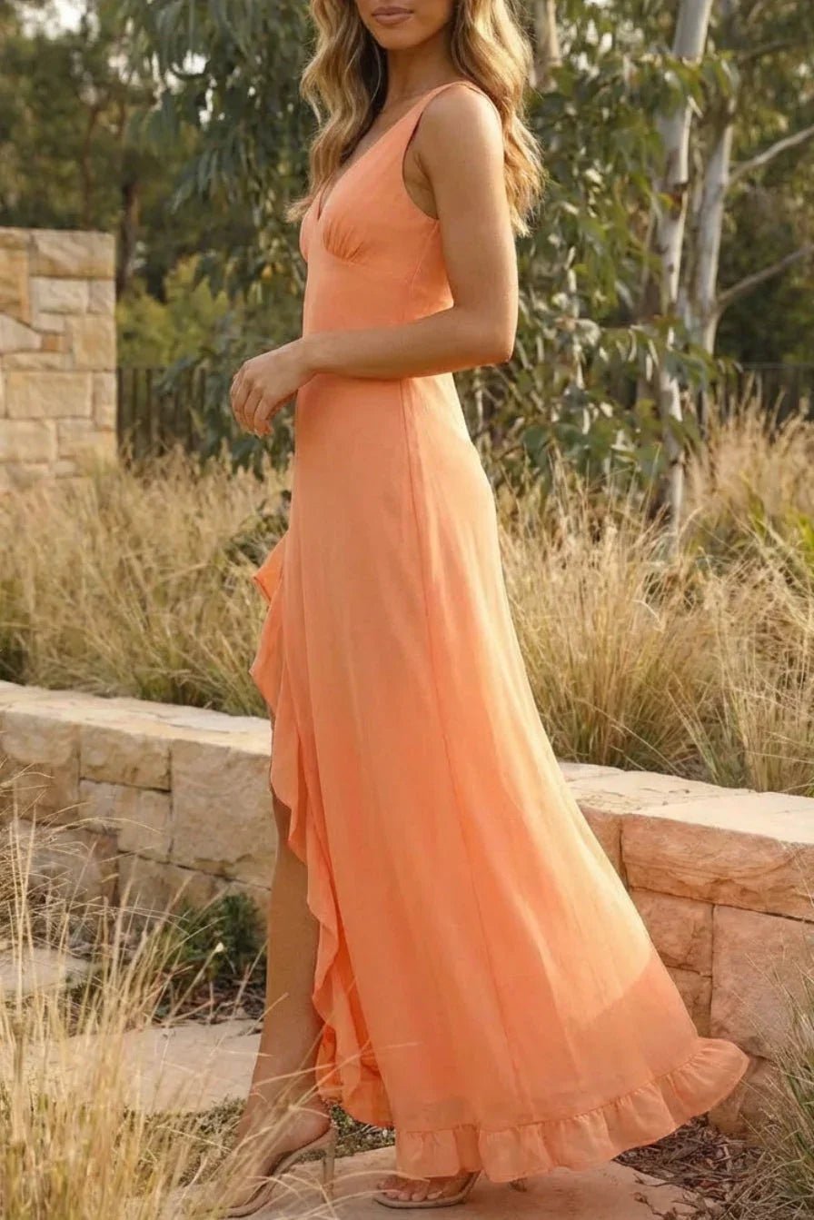 Miss | Jurk Dames Maxi Casual - Viscose Katoen - Miss Madera MIS-66E1B8