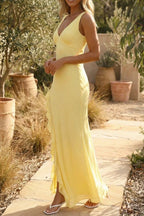 Miss | Jurk Dames Maxi Casual - Viscose Katoen - Miss Madera MIS-F349E1