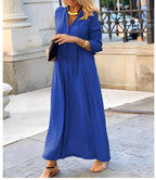 Miss | Jurk Dames Maxi Casual - Viscose - Miss Madera MIS-X3MMT4