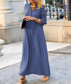 Miss | Jurk Dames Maxi Casual - Viscose - Miss Madera MIS-64SMBW