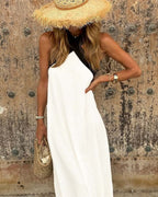 Miss | Jurk Dames Maxi Crossover - Viscose - Miss Madera MIS-80I9N7