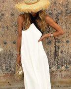 Miss | Jurk Dames Maxi Crossover - Viscose - Miss Madera MIS-80I9N7