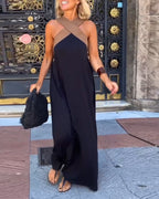 Miss | Jurk Dames Maxi Crossover - Viscose - Miss Madera MIS-80I9N7