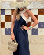 Miss | Jurk Dames Maxi Crossover - Viscose - Miss Madera MIS-8X27UP