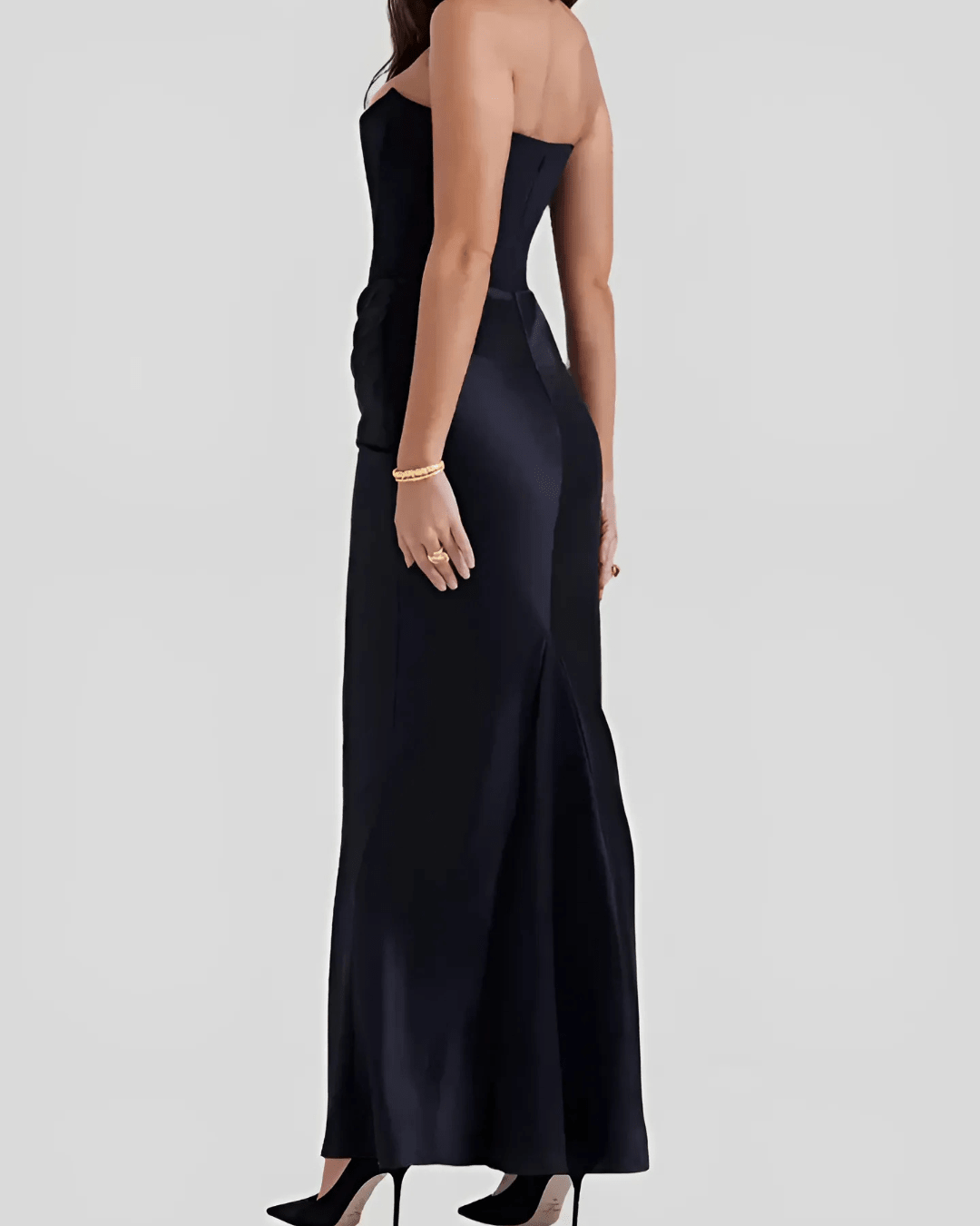 Miss | Jurk Dames Maxi Drapeert - Viscose - Miss Madera MIS-MP4CII