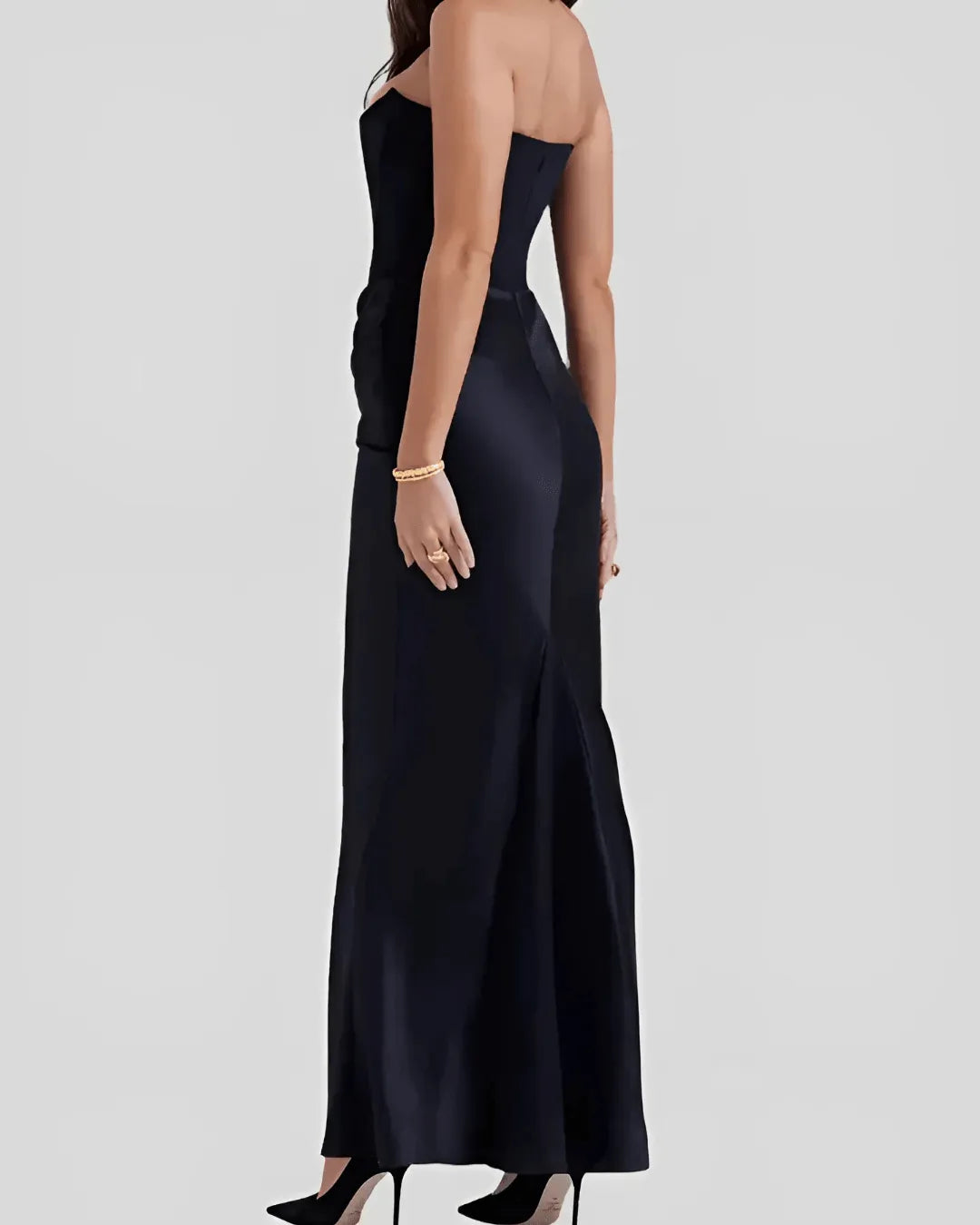 Miss | Jurk Dames Maxi Drapeert - Viscose - Miss Madera MIS-MP4CII