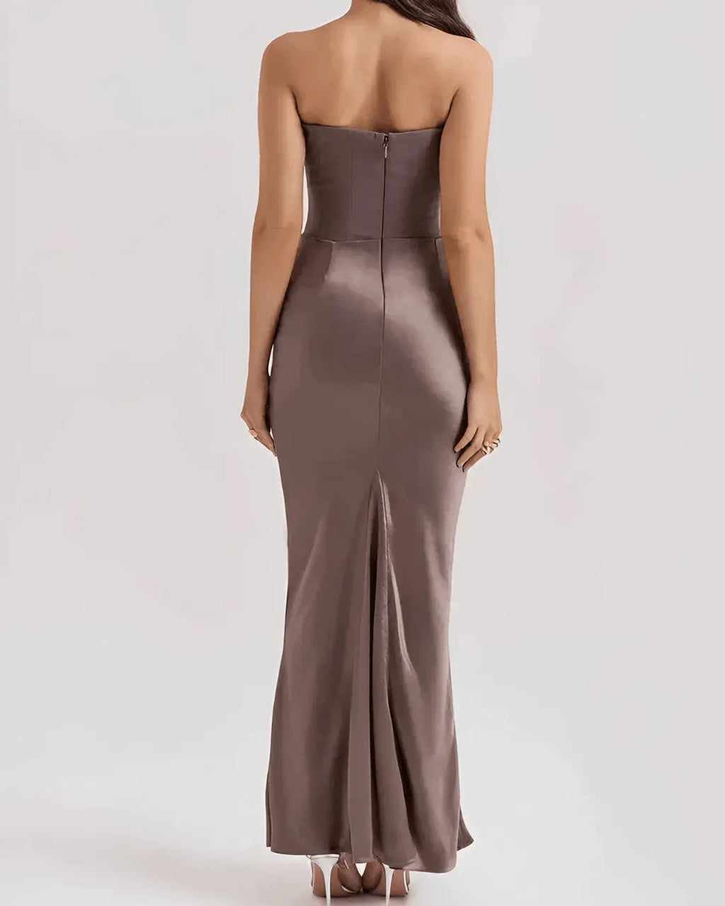 Miss | Jurk Dames Maxi Drapeert - Viscose - Miss Madera MIS-I7VJOZ