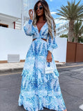 Miss | Jurk Dames Maxi Elegant Getailleerd Geweven - Polyester - Miss Madera MIS-3C2F8B