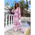 Miss | Jurk Dames Maxi Elegant Getailleerd Geweven - Polyester - Miss Madera MIS-B6C76A
