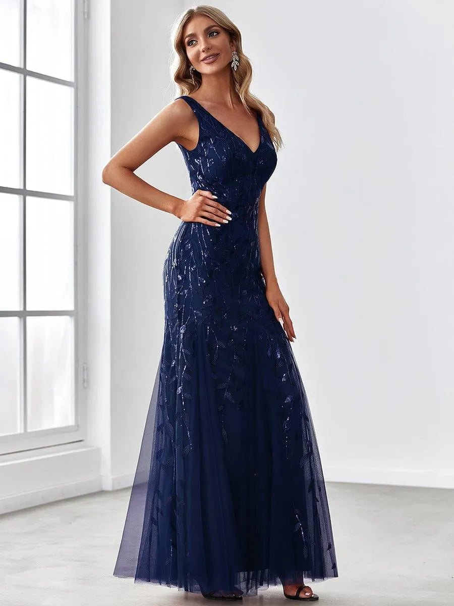 Miss | Jurk Dames Maxi Elegant - Pailletten - Miss Madera MIS-7DD067