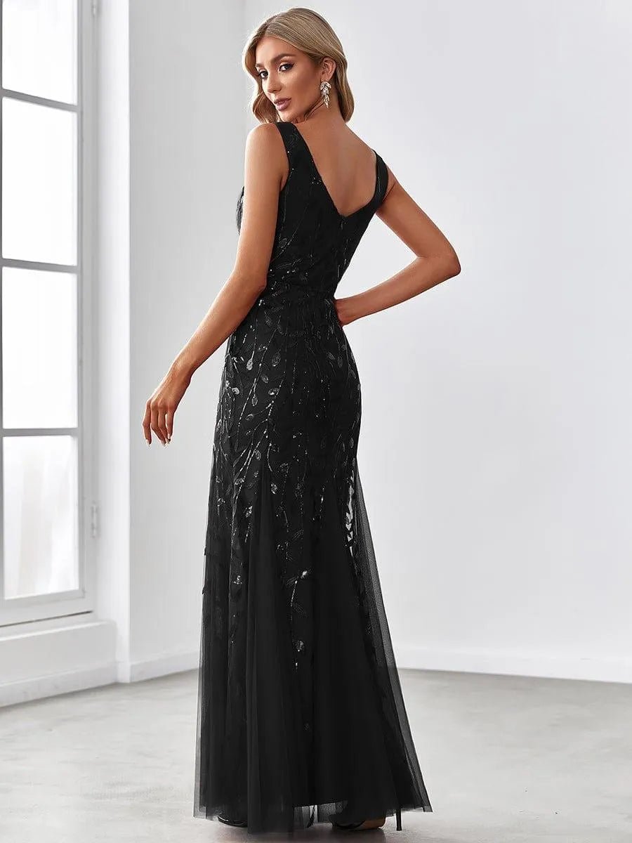 Miss | Jurk Dames Maxi Elegant - Pailletten - Miss Madera MIS-DE15B7