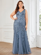 Miss | Jurk Dames Maxi Elegant - Pailletten - Miss Madera