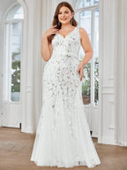 Miss | Jurk Dames Maxi Elegant - Pailletten - Miss Madera