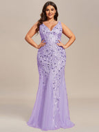 Miss | Jurk Dames Maxi Elegant - Pailletten - Miss Madera