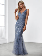 Miss | Jurk Dames Maxi Elegant - Pailletten - Miss Madera