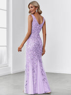Miss | Jurk Dames Maxi Elegant - Pailletten - Miss Madera