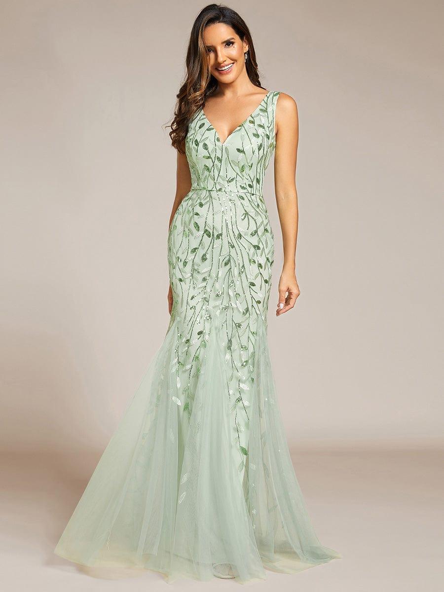 Miss | Jurk Dames Maxi Elegant - Pailletten - Miss Madera