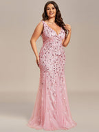 Miss | Jurk Dames Maxi Elegant - Pailletten - Miss Madera